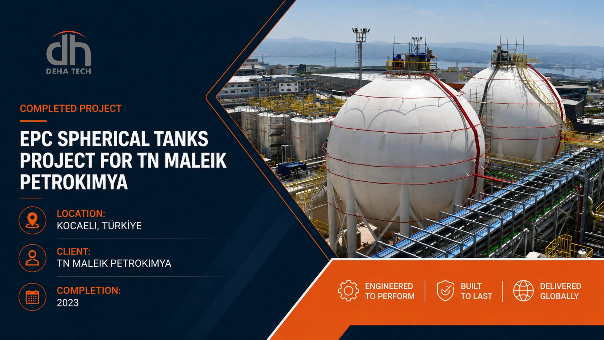 EPC Spherical Tanks Project for TN Maleik Petrokimya