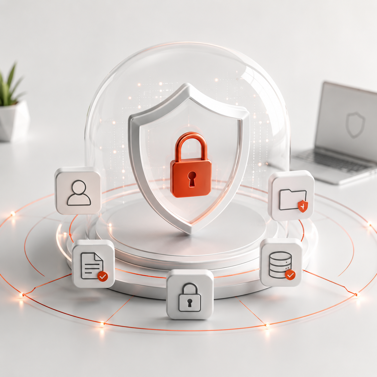 Personal data security shield and protected digital information